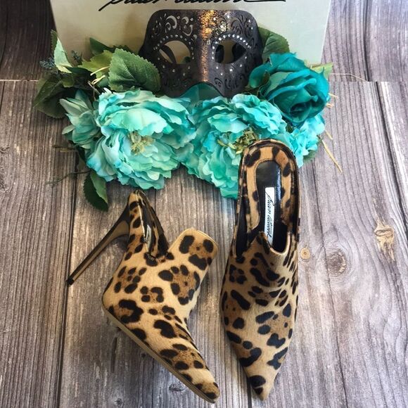 BRIAN ATWOOD LIASON CALF HAIR STILETTO MULES 5.5M
